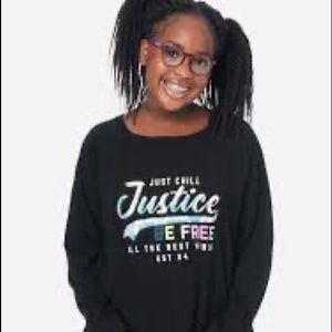Justice Graphic Girls Tee Neon Green